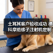 土耳其客户验收成功 德科摩绝缘子注射机定制方案再升级（图3）