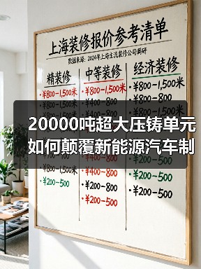 20000吨超大压铸单元如何颠覆新能源汽车制造?(图2) 20000吨超大压铸单元如何颠覆新能源汽车制造?(图2)