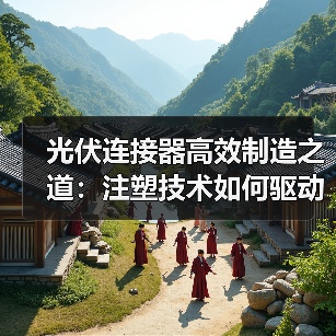 光伏连接器高效制造之道：注塑技术如何驱动绿色能源升级（图1）