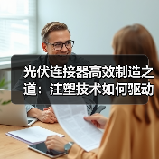 光伏连接器高效制造之道：注塑技术如何驱动绿色能源升级（图3）