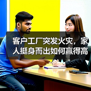 客户工厂突发火灾,家人挺身而出如何赢得高度赞扬?(图4) 客户工厂突发火灾,家人挺身而出如何赢得高度赞扬?(图4)