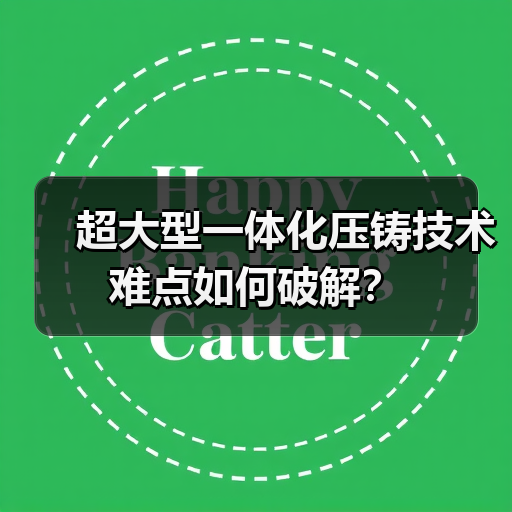 超大型一体化压铸技术难点如何破解？（图2）