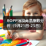 BOPP薄膜商品指数分析(9月21日-25日)(图4) BOPP薄膜商品指数分析(9月21日-25日)(图4)