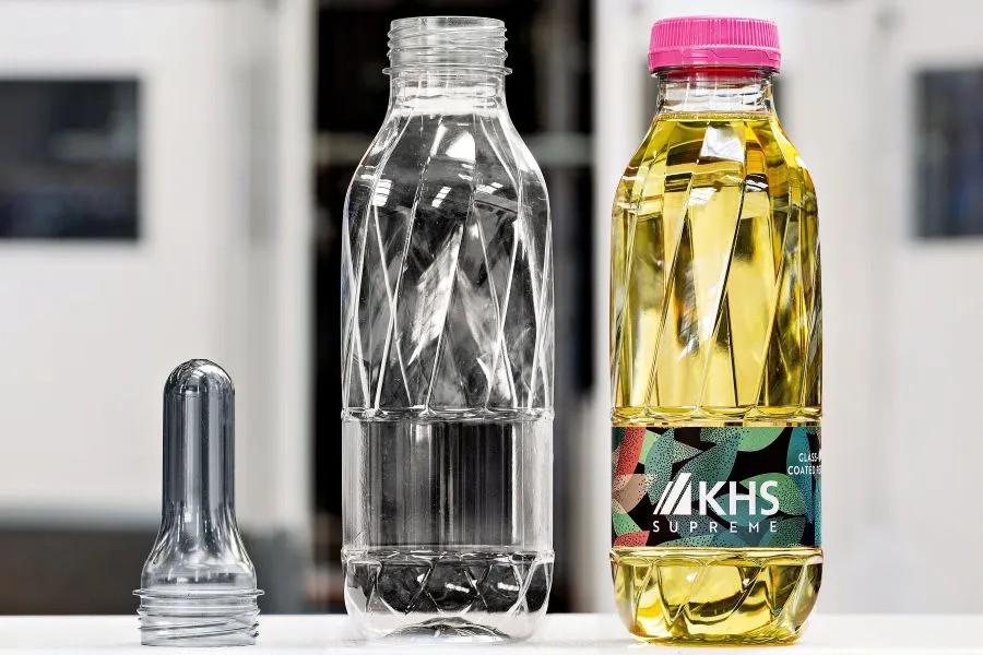 锁住风味,拥抱绿色:KHS推出专为氧敏感饮料设计的100%可回收PET瓶(图1) 锁住风味,拥抱绿色:KHS推出专为氧敏感饮料设计的100%可回收PET瓶(图1)